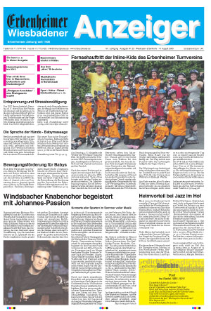 Erbenheimer Anzeiger , Ausgabe der KW33 vom 14. August 2009