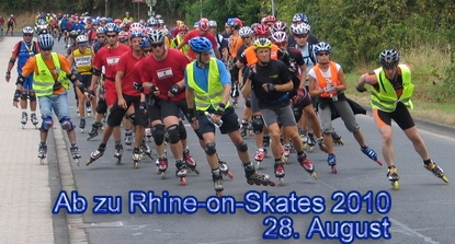 Auf Wiedersehen am 28.08. bei Rhine-on-Skates 2010; Bild  by Skaterbilder.de
